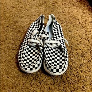 Checkered flag shoes